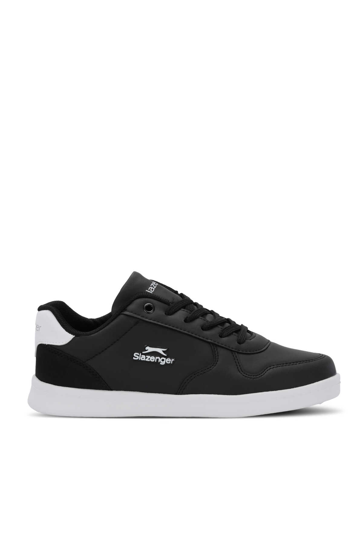 Slazenger - Slazenger IGNAC I K Unisex Sneaker Ayakkabı Siyah / Beyaz