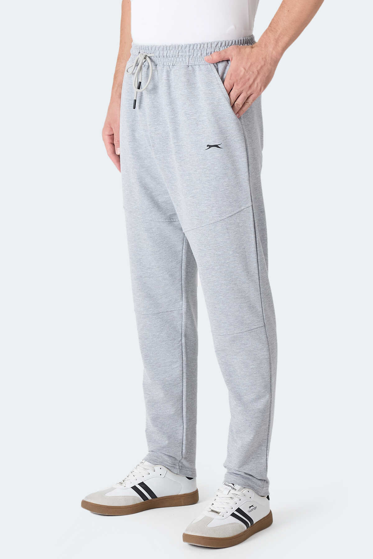 Slazenger - Slazenger INDEPENDENT I Erkek Gri Eşofman Altı