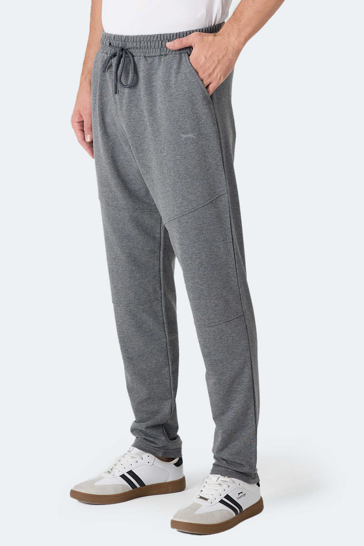 Slazenger - Slazenger INDEPENDENT I Erkek Koyu Gri Eşofman Altı