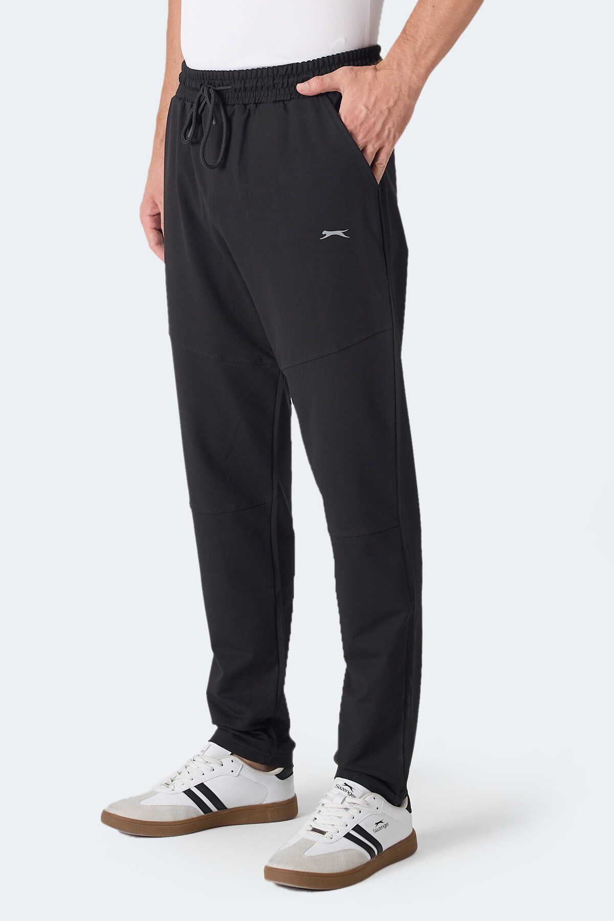 Slazenger - Slazenger INDEPENDENT I Erkek Siyah Eşofman Altı