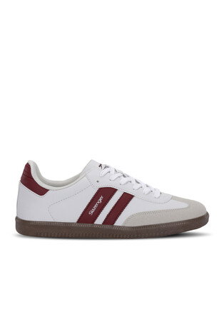 Slazenger INDIA Erkek Beyaz / Bordo Günlük Spor Ayakkabısı