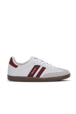Slazenger INDIA Kadın  Beyaz / Bordo Günlük Spor Ayakkabısı 