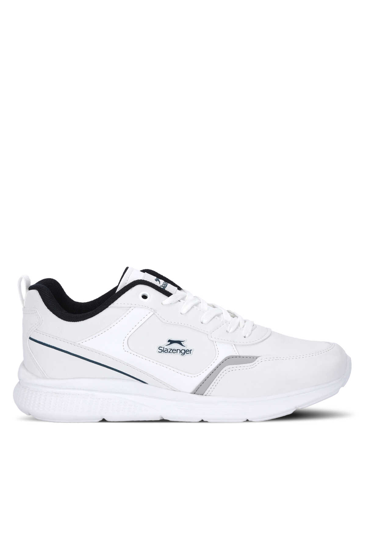 Slazenger - Slazenger INDOL I Erkek Beyaz / Lacivert Koşu & Yürüyüş Spor Ayakkabısı