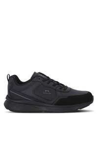 Slazenger - Slazenger INDOL I Erkek Siyah / Siyah Koşu & Yürüyüş Spor Ayakkabısı