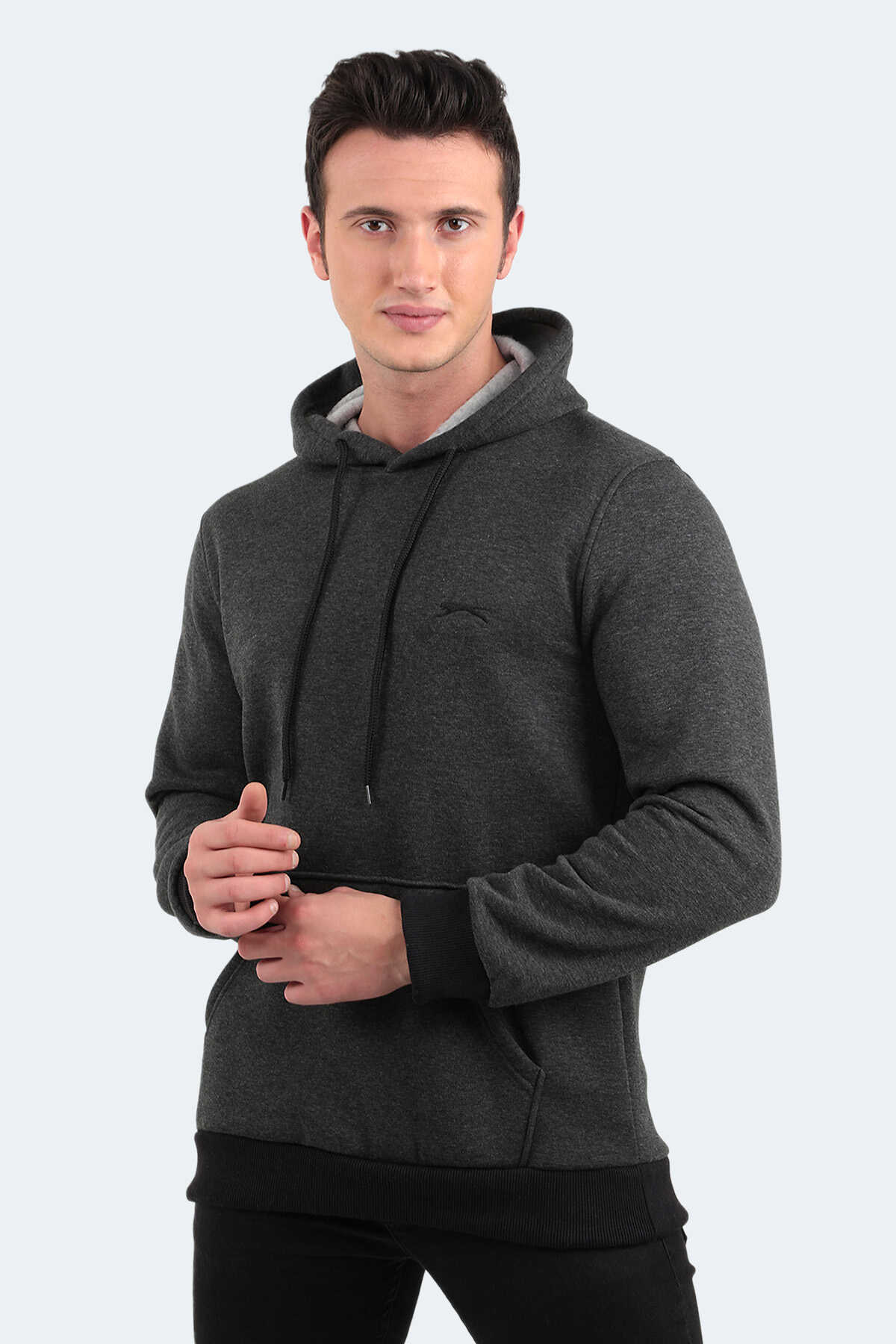 Slazenger - Slazenger IPANEMA Erkek Sweatshirt Antrasit