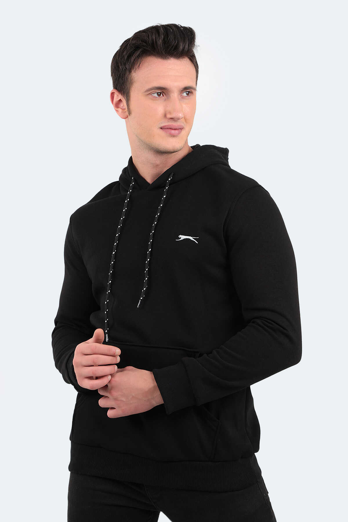 Slazenger - Slazenger IPANEMA Erkek Sweatshirt Siyah