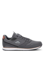 Slazenger - Slazenger IRONICS I Erkek Büyük Beden Koyu Gri Günlük Spor Ayakkabısı
