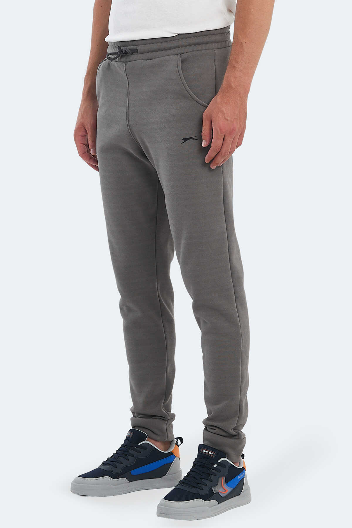 Slazenger - Slazenger ISLEY IN Erkek Eşofman Altı Koyu Gri