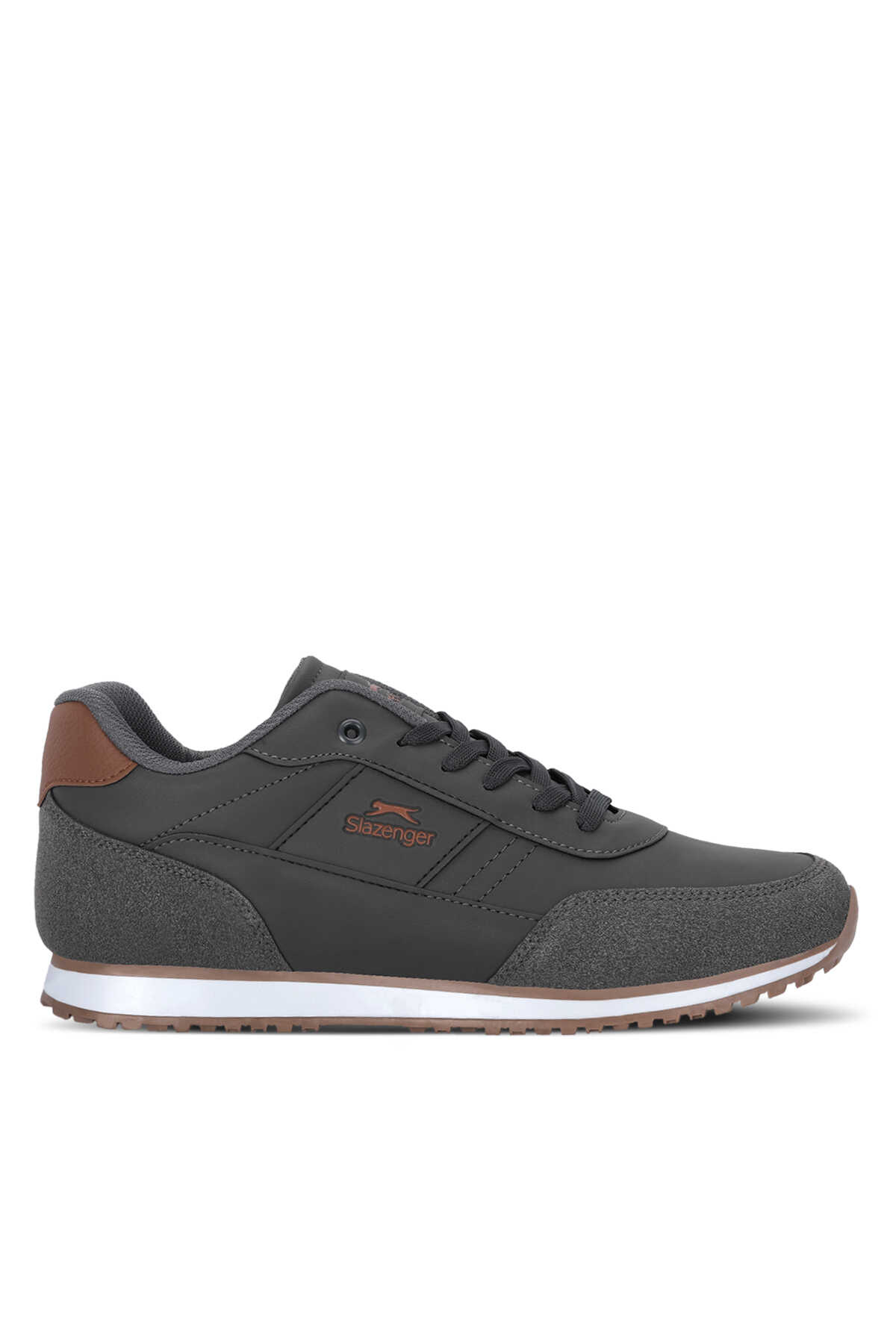 Slazenger - Slazenger ISPIRE I Erkek Koyu Gri Günlük Spor Ayakkabısı