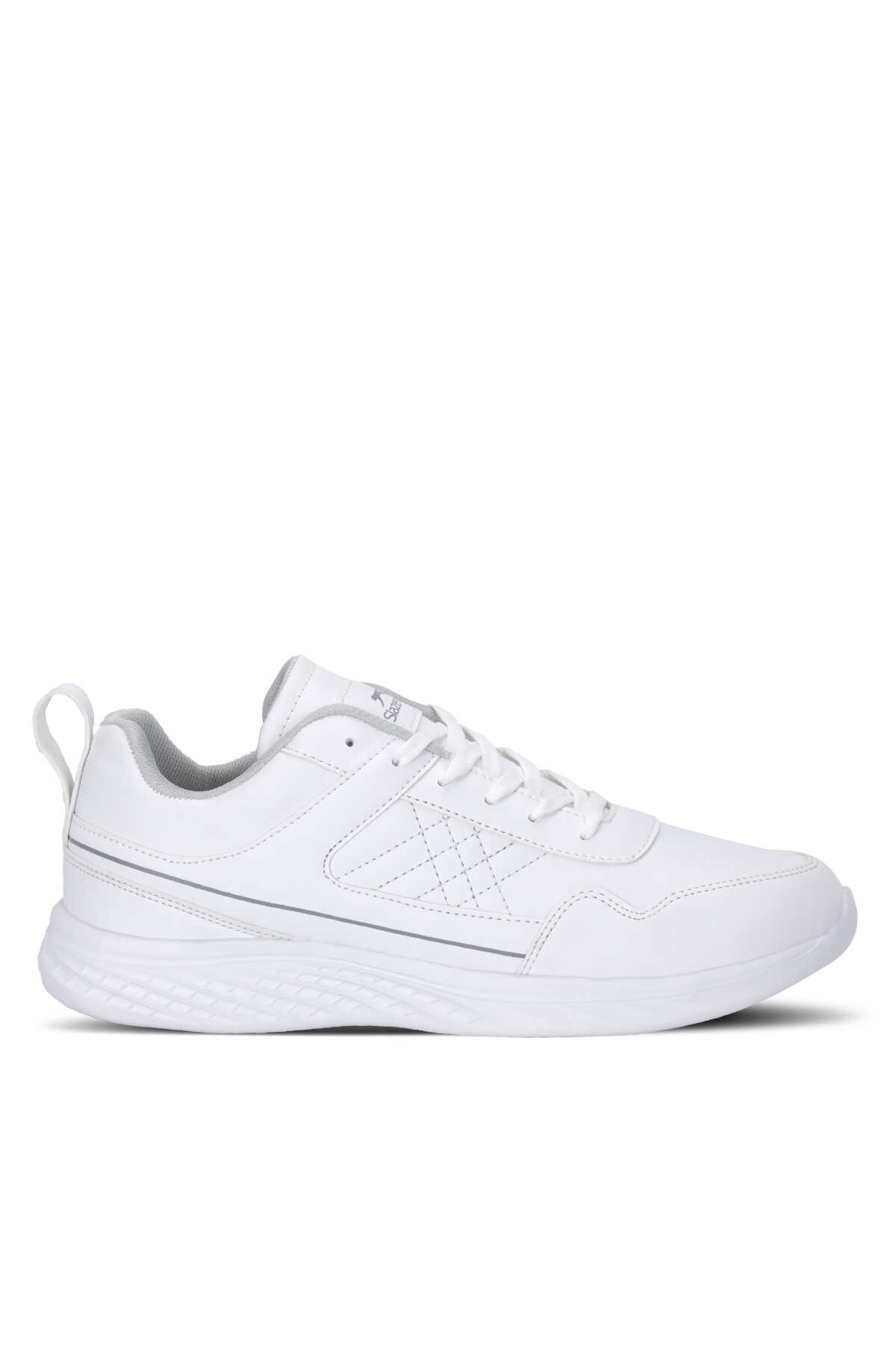 Slazenger - Slazenger IVEXO I Erkek Beyaz / Gri Koşu & Yürüyüş Spor Ayakkabısı