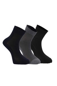 Slazenger - Slazenger JACOB 3'lü Erkek Soket Karışık Çorap