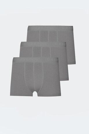 Slazenger JADAX 3 lü Set Erkek  Gri Boxer 