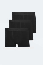 Slazenger - Slazenger JADAX 3 lü Set Erkek Siyah Boxer