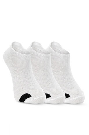 Slazenger JADEX 3 lü Erkek Patik Beyaz Çorap