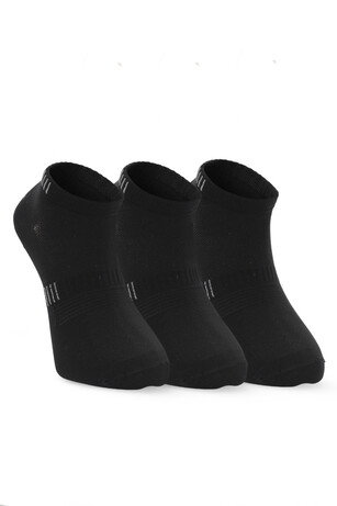 Slazenger JAGGER 3 lü Erkek Patik Siyah Çorap 