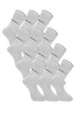 Slazenger - Slazenger JAGO 12 li Set Erkek Beyaz Çorap
