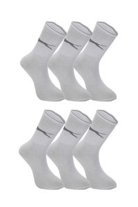 Slazenger - Slazenger JAGO 6 lı Set Erkek Beyaz Çorap