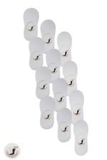 Slazenger - Slazenger JAMAR 12 li Set Kadın Beyaz Çorap
