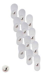 Slazenger - Slazenger JAMAR 12 li Set Kadın Beyaz Çorap