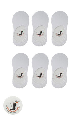 Slazenger JAMAR 6 lı Set Kadın  Beyaz Çorap 