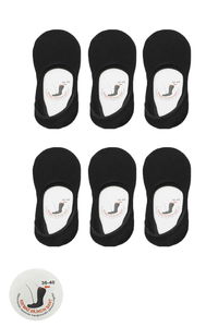 Slazenger - Slazenger JAMAR 6 lı Set Kadın Siyah Çorap