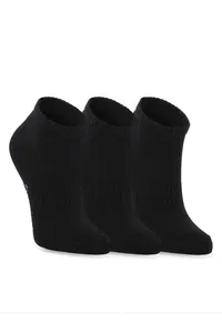 Slazenger - Slazenger JASIRA 3 lü Kadın Siyah Çorap