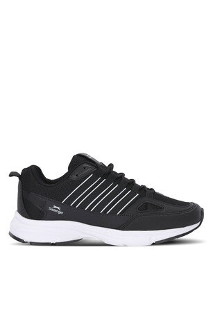 Slazenger JAZZY I Erkek Siyah / Beyaz Koşu & Yürüyüş Spor Ayakkabısı