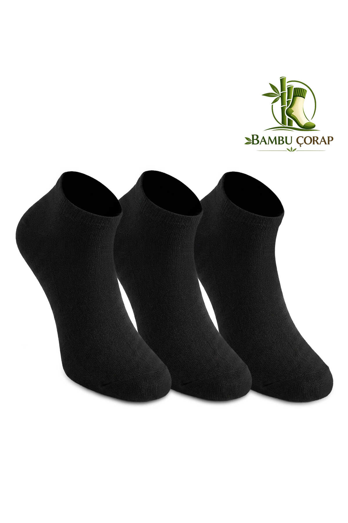 Slazenger - Slazenger JEFRY 3 lü Erkek Bambu Siyah Çorap