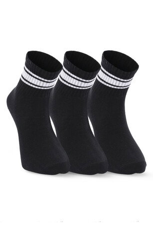 Slazenger JELLY 3 lü Erkek Soket Siyah Çorap