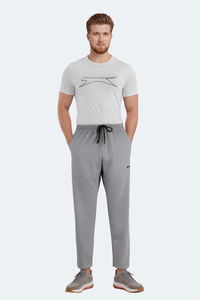 Slazenger - Slazenger JERRY Büyük Beden Erkek Cepli Gri Eşofman Altı Slazenger - Slazenger JERRY Büyük Beden Erkek Cepli Gri Eşofman Altı