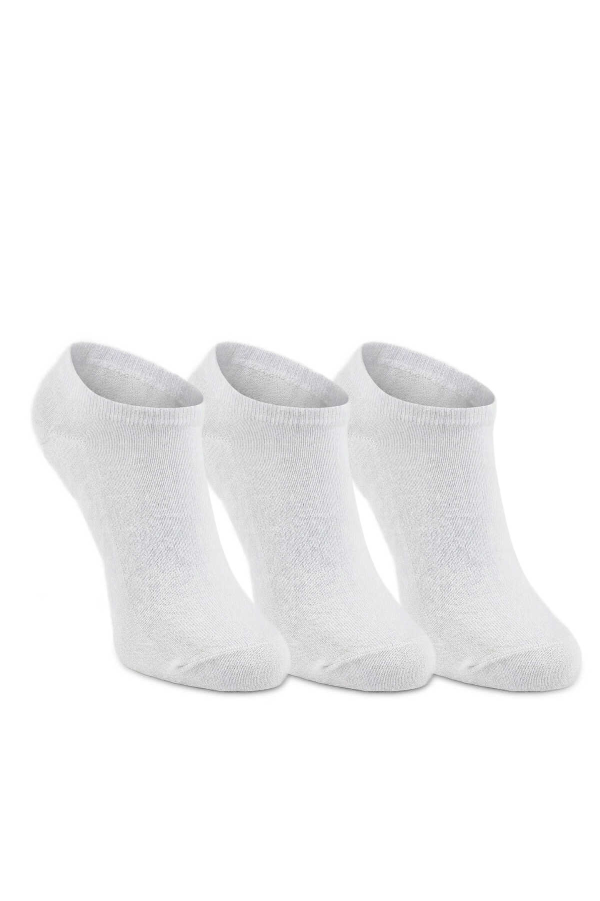 Slazenger - Slazenger JESTER 3 lü Kadın Bambu Beyaz Çorap