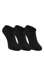 Slazenger - Slazenger JESTER 3 lü Kadın Bambu Siyah Çorap