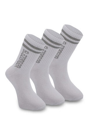 Slazenger JINN 3 lü Erkek Soket Beyaz Çorap