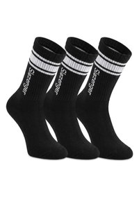 Slazenger - Slazenger JINN 3 lü Erkek Spor Siyah Çorap