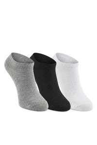Slazenger - Slazenger JOLLY 3 lü Erkek Bambu Siyah / Gri Çorap