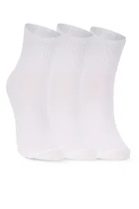 Slazenger - Slazenger JORIX 3 lü Kadın Beyaz Çorap