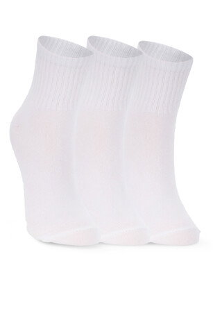 Slazenger JORIX 3 lü Kadın Soket Beyaz Çorap