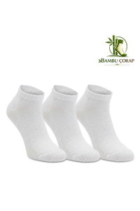 Slazenger - Slazenger JOYRIDE 3 lü Kadın Bambu Beyaz Çorap