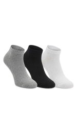 Slazenger - Slazenger JOYRIDE 3 lü Kadın Bambu Siyah / Gri Çorap