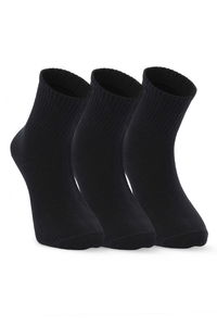 Slazenger - Slazenger JUMPY 3 lü Erkek Siyah Çorap