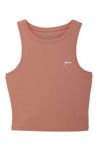Slazenger - Slazenger KAIDENA IN Kadın Slim Fıt Kolsuz Somon Tişört Slazenger - Slazenger KAIDENA IN Kadın Slim Fıt Kolsuz Somon Tişört