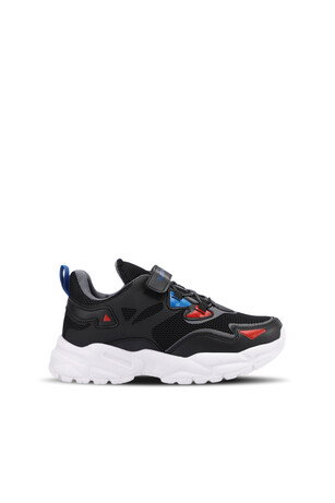 Slazenger KAJAL I Erkek Çocuk Cırt Cırtlı Siyah Sneaker 