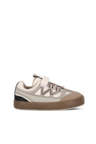 Slazenger KAJU F Unisex Çocuk Cırt Cırtlı Bej / Kahve Günlük Spor Ayakkabısı