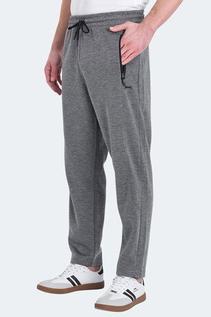 Slazenger KALINA IN Erkek Fermuar Cepli Koyu Gri Eşofman Altı 
