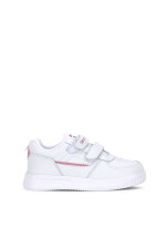 Slazenger - Slazenger KALIPSO F Kız Çocuk Cırt Cırtlı Beyaz / Pembe Günlük Spor Ayakkabısı