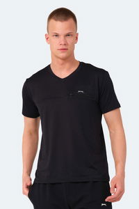 Slazenger - Slazenger KALLIAS Erkek Cepli V Yakan Lacivert Tişört Slazenger - Slazenger KALLIAS Erkek Cepli V Yakan Lacivert Tişört