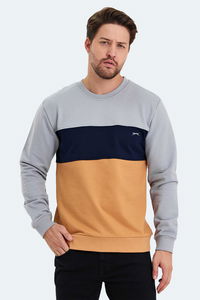 Slazenger - Slazenger KALYN IN Erkek Gri Sweatshırt Slazenger - Slazenger KALYN IN Erkek Gri Sweatshırt