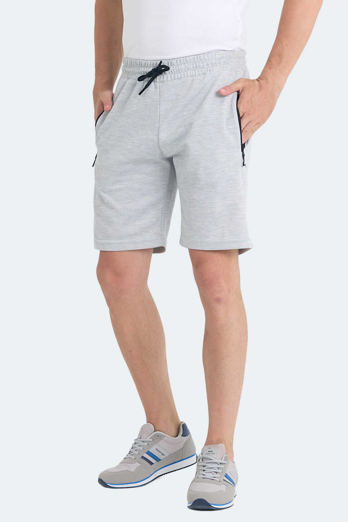Slazenger - Slazenger KANANI I Erkek Şort Gri