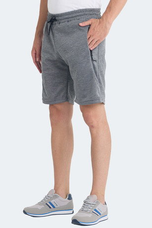 Slazenger KANANI I Erkek Cepli Koyu Gri Şort 