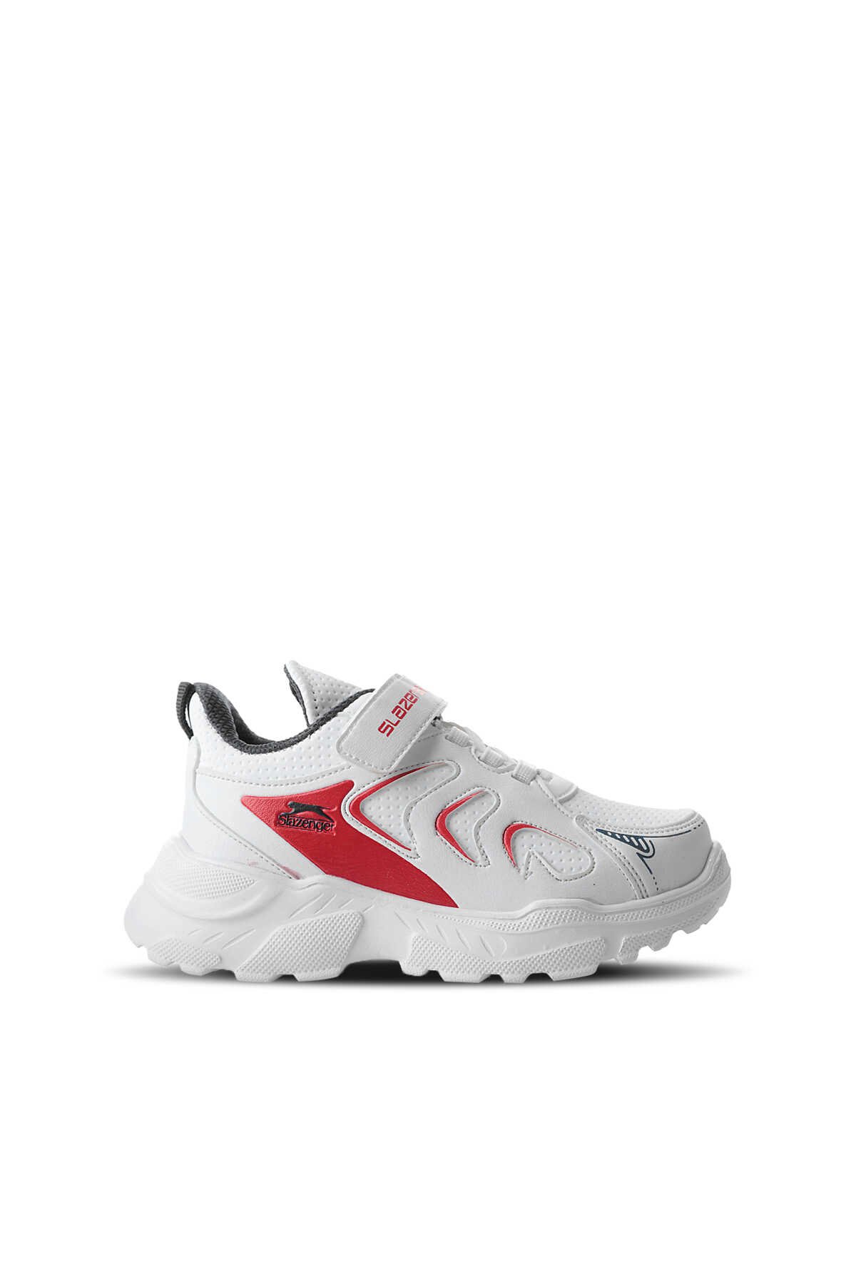 Slazenger - Slazenger KANEVA Sneaker Erkek Çocuk Ayakkabı Beyaz / Lacivert / Kırmızı